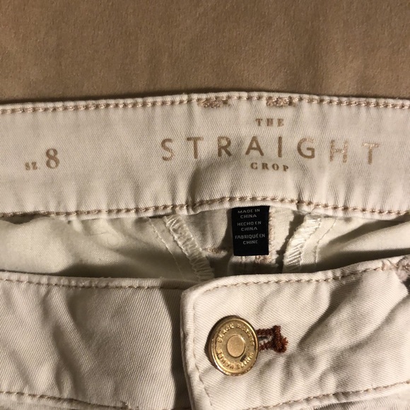 White House Black Market Size 8 Straight Crop Pants - Picture 4 of 9